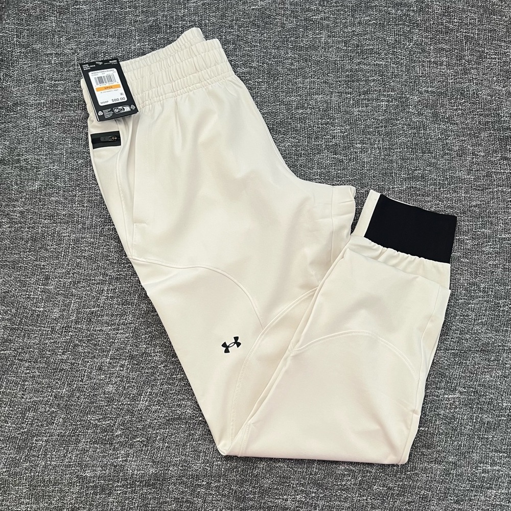 Under Armour Women's Unstoppable Joggers - Stone/Black - Size S NWT